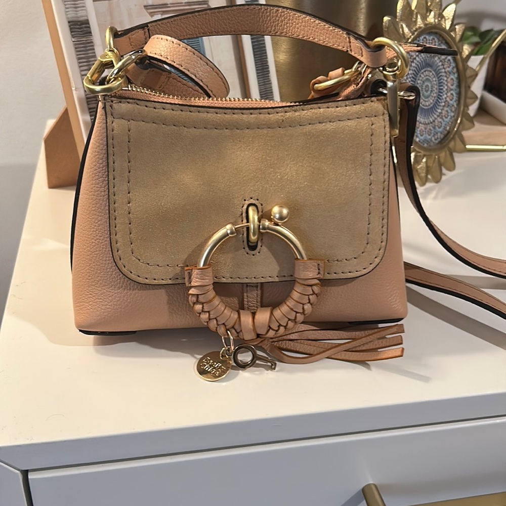 See By Chloé Mini Joan Crossbody Bag Smooth Tan